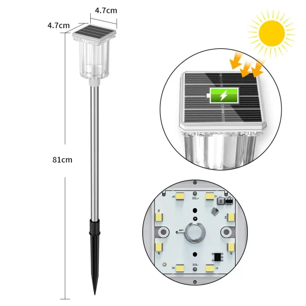 solar walkway lights