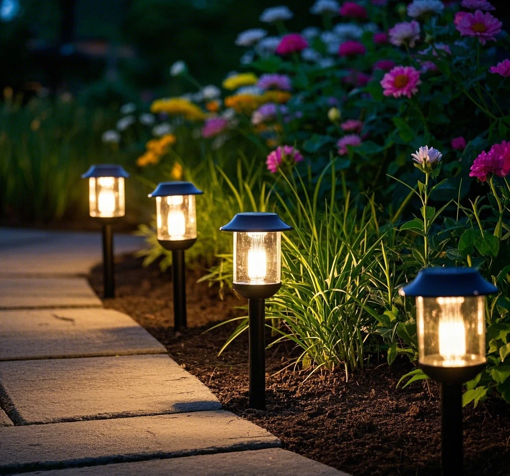 solar walkway lights
