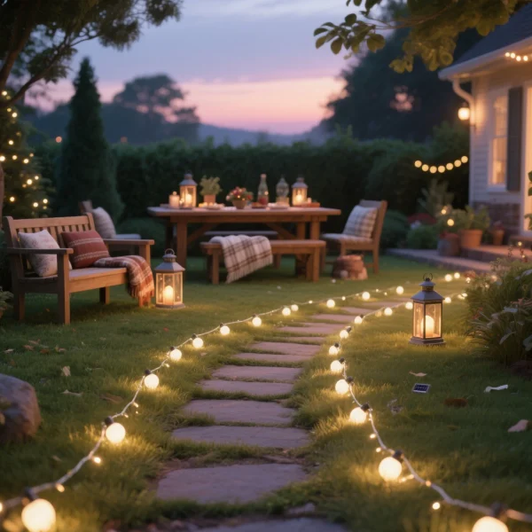 solar string lights for outside