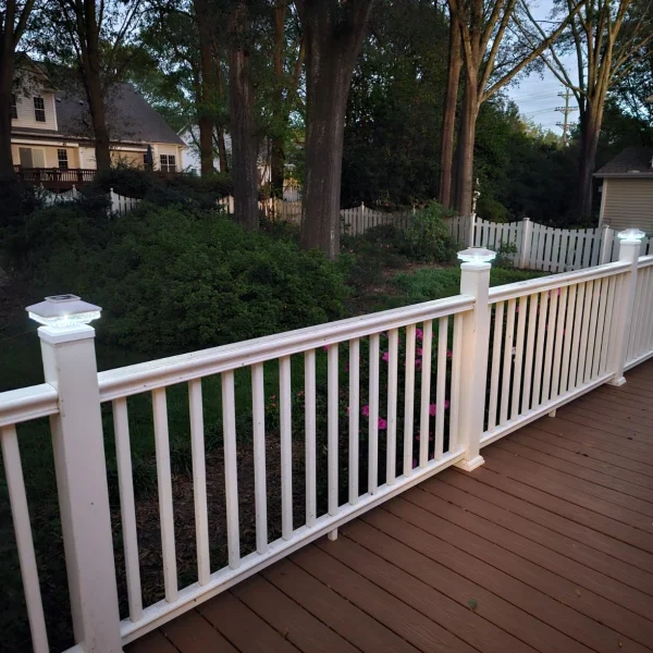 best solar post cap lights