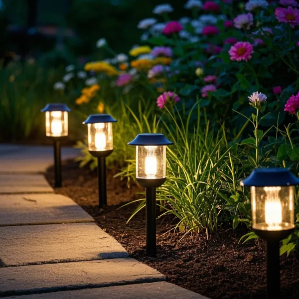 solar powered sidewalk lights