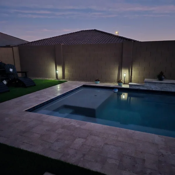 pool solar lights
