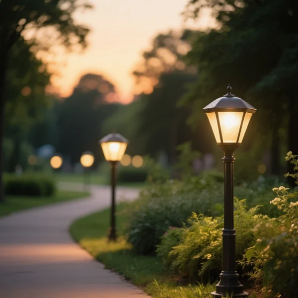 solar powered pathway lights