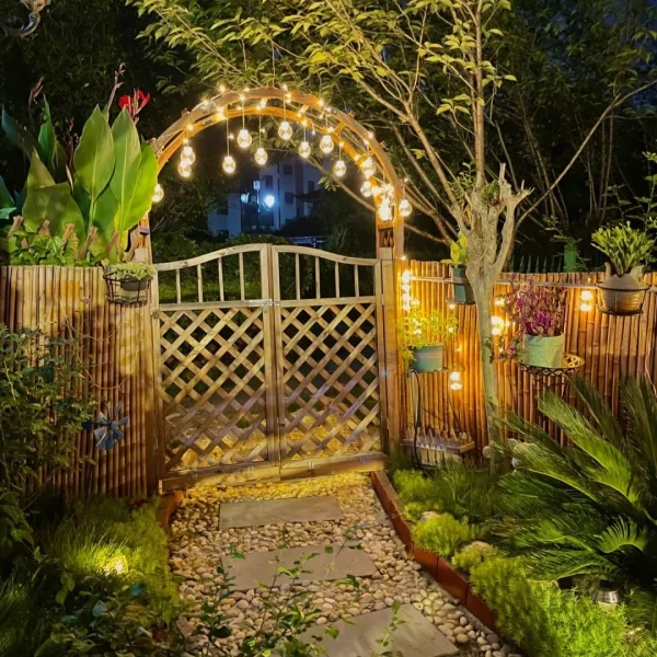 solar powered string lights for outdoors