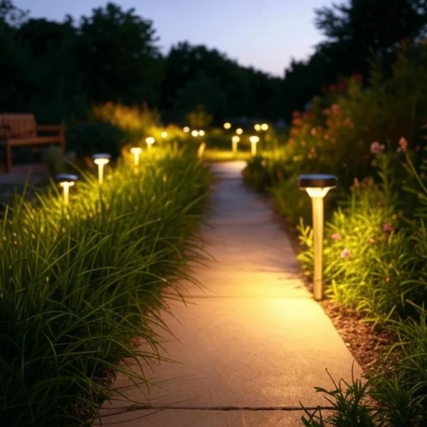 commercial solar path lights
